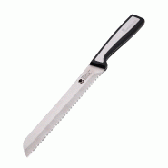 BERGNER MASTERPRO - Couteau à pain 20 cm - noir inox Q5239 BERGNER MASTERPRO - Couteau à pain 20 cm - noir inox Q5239