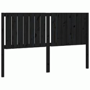 Décoshop26 - Tête de lit accessoire couchage chambre à coucher meuble 165,5 x 4 x 100 cm bois de pin noir TDL0202225 - noir 3000528888002 Décoshop26 - Tête de lit accessoire couchage chambre à coucher meuble 165,5 x 4 x 100 cm bois de pin noir TDL0202225 - noir 3000528888002