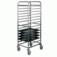 Échelle a platines inox 14 niveaux euronorme 600x400 mm - EPZ/14