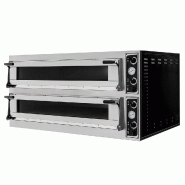 Four à pizza électrique 9 + 9 pizzas Ø 35 cm TRAYS 99 GLASS Prismafood
