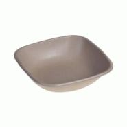Naturesse Bols carrés canne à sucre lamination PBAT 17 x 17 x 4 cm 500 ml naturel (500 unités) - beige Bagasse 18004.HD Naturesse Bols carrés canne à sucre lamination PBAT 17 x 17 x 4 cm 500 ml naturel (500 unités) - beige Bagasse 18004.HD