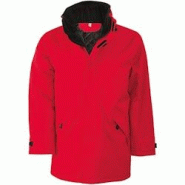 Parka de travail Doublure Matelassée rouge T.S Kariban - rouge polyester 3663938071909 Parka de travail Doublure Matelassée rouge T.S Kariban - rouge polyester 3663938071909