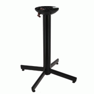 Piètement platine rabattable Genève H72cm table extérieure 60x70cm, Ø80cm maxi