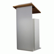 Pupitre plastique/métal réglable en hauteur Notulus - blanc - Bravour® Pupitre plastique/métal réglable en hauteur Notulus - blanc - Bravour®