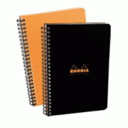 RHODIA Lot de 5 Meeting Book Classic assortis 16x21, 160p./80 feuilles microperforées 80 g/m² reliure intégrale, pré-imprimé - 3037920193410