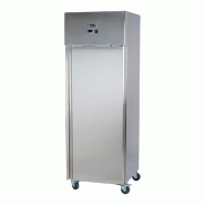 Romux® Armoire Réfrigérée Positive Boulanger 1 Porte 74cm avec Refroidissement Froid Ventilé en Acier Inox avec Capacité de 740 L - 3 Étagères