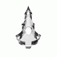 Schneider - Emporte-pièce en forme de sapin, acier inoxydable, 150 x 125 x 30 mm - inox 199171