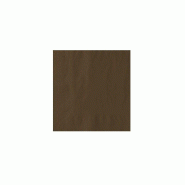 Serviette jetable Marron 2 plis 40x40 cm - 100 pièces - Ecobioshopping - 0605848065978