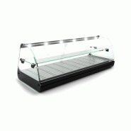 Vitrine chaude à tapas CLASSIC - Chaleur sèche - 2 niveaux - 840 mm | Sayl Barcelona - Sans lumière LED-Sans lumière LED - noir 674005068336