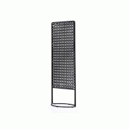 Cloison autoportante Sunrise en cuir et métal - Midj - H190xL70, H170xL90, H128xL132 cm - Structure en acier Cloison autoportante Sunrise en cuir et métal - Midj - H190xL70, H170xL90, H128xL132 cm - Structure en acier