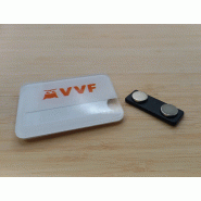 Badge hautement personnalisable - BADASS - Référence produit : 103605