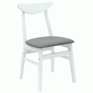 Chaises de salle à manger 2 pcs Blanc 42 x 47.5 x 81 cm Modèle Orion Urbain - 8721359374643