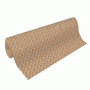 Clairefontaine Rouleau de papier kraft recyclé, 70 g/m², 50m x 0,70m, motif Pépins fluos - noir 223812C