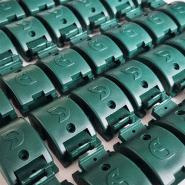 Clips pour poteaux à clips (50 pcs) - Vert