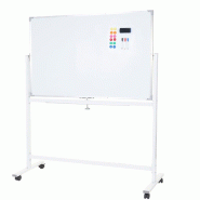 Décoshop26 - Tableau blanc magnétique mémo tableau d'affichage avec accessoires 120 x 90 cm 04_0008570 - blanc 3000262629374