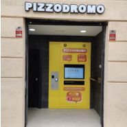 Distributeur automatique de pizzas façade flat