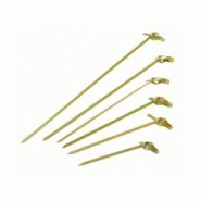 ECOLOMIQUE - 100 Pcs - Pique bambou "Noshi" - 15 cm, idéal pour la présentation élégante. - ECO209BBBCL150 - Bambou ECO209BBBCL150 ECOLOMIQUE - 100 Pcs - Pique bambou "Noshi" - 15 cm, idéal pour la présentation élégante. - ECO209BBBCL150 - Bambou ECO209BBBCL150