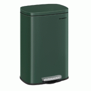 Helloshop26 - Poubelle de cuisine 50 litres à pédale avec seau intérieur en plastique couvercle fermeture douce anti-odeur vert 12_0007190 - 300022 Helloshop26 - Poubelle de cuisine 50 litres à pédale avec seau intérieur en plastique couvercle fermeture douce anti-odeur vert 12_0007190 - 300022