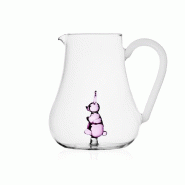 Ichendorf - Cruche de lapin rose - La Ferme des animaux - Conçu par Alessandra Baldereschi - 8032397046455