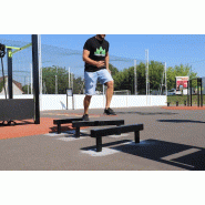 La Gamme Ninja ! - Triple poutre en acier galvanisé pour parcours sportif en extérieur La Gamme Ninja ! - Triple poutre en acier galvanisé pour parcours sportif en extérieur
