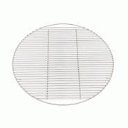 Maxima - Stainless Steel Grill Plate 57cm plaque à griller en acier inox, dimensions de la grille Ø57 cm, convient pour les barbecues de Ø 26/66 cm
