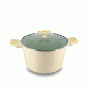 Menastyl - Faitout citron 24cm en aluminium avec couvercle - 3256391051665 Menastyl - Faitout citron 24cm en aluminium avec couvercle - 3256391051665