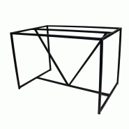 Pied de table métal double Istres Valero