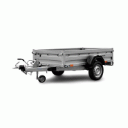 Remorque bagagère freinée - 2,05 X 1,22 M - 1300 KG - ZASLAW 205SH_0