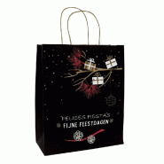 Sac kraft Gotham poignées torsadées 26x12x32cm - par 50