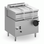 Sauteuse basculante gaz 50L basculement manuel fond Inox MAGISTRA Plus 700 MBM