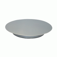 Schneider - Plateau à gâteau avec pied en anneau, Ø 360 mm, Hauteur : 30 mm - argenté inox 154004