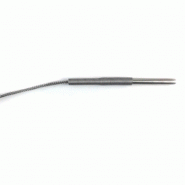 Sonde pt100 6 x 100mm soie de verre tresse inox 1 m Sonde pt100 6 x 100mm soie de verre tresse inox 1 m