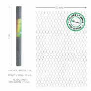 Treillis Triple Torsion 19 / Largeur 100 Cm. Rouleau de 10 mètres à usage domestique - multicolore multi-matériau 8435450437946