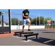 Triple poutre ninja -  parcours sportif en extérieur - Gamme Ninja_1