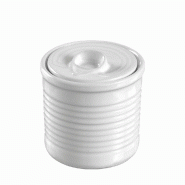 Verrine conserve céramique 100ml blanc - par 96