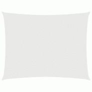 VidaXL Voile de parasol tissu oxford rectangulaire 3x6 m blanc Modèle Jardin Polaris Plus - blanc 135268