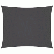 VidaXL Voile de parasol tissu oxford rectangulaire 4x6 m anthracite  Modèle Calypso Plus - noir 42304