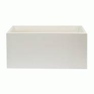 WellHome - Jardinière « Collection rodr-i » 80x40cm coloris blanc - blanc plastique WH13569