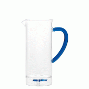 Zafferano Carafe Teca Mare Collection Artisanale En Verre Borosilicaté Avec Décoration Sardine À Double Fond Pour Service De Table Élégant - TE00702