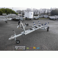 Chariot de mise à l'eau et manutention - remorque cassante - 1 essieu - PTAC : 900Kg - Référence 39530 - Sun Way