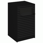 Comptoir Vertigo H T03noir solo L60cm 1 tabl.Couliss.2tabl.Amoviblesnoir