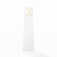 Divina Fire Cheminée D'Extérieur Au Bioéthanol De Jardin Vulcano Bianco 40X40X145 - blanc 8056157805885