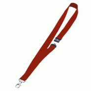 Durable Boîte de 10 lacets textile, avec fermeture de sécurité, rouge - 4005546800103