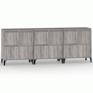 Helloshop26 - Buffet bahut commode armoire meuble de rangement organisateur cuisine salle de séjour salons 3 pcs sonoma 60 x 35 x 70 02_0037167 - 300 Helloshop26 - Buffet bahut commode armoire meuble de rangement organisateur cuisine salle de séjour salons 3 pcs sonoma 60 x 35 x 70 02_0037167 - 300