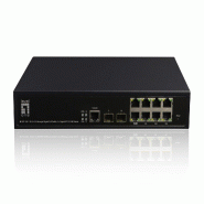LEVELONE GEP-1061 - Commutateur - géré - 8 x 10/100/1000 (PoE+) - GEP-1061NEUEVERSION