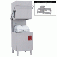 Pack lave vaisselle a capot : avec table sortie, table prelavage dr... - PD26/6B/B-D_0