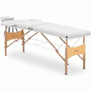Physa - Physa Physa VANNES White Table de Massage Pliante Extra Large (70 cm) Bois de hêtre/Blanc Table Massage Pliante Table esthétique - blanc mul Physa - Physa Physa VANNES White Table de Massage Pliante Extra Large (70 cm) Bois de hêtre/Blanc Table Massage Pliante Table esthétique - blanc mul