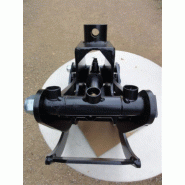 Pince griffe à bois hydraulique forestier avec adaptateur direct de rotator - 40 cm de long - 3 Kg