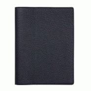 QUO VADIS Agenda Moderne - Spiralé - INT ABSEM AB SEM - Semainier Horizontal - Camargue - Noir - 12 mois janv à déc - 15x21cm - Cuir pleine fleur t
