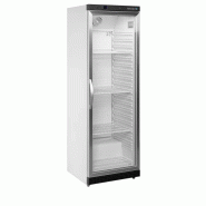 Réfrigérateur vitré 374 litres extérieur blanc porte aluminium - PUR400G
